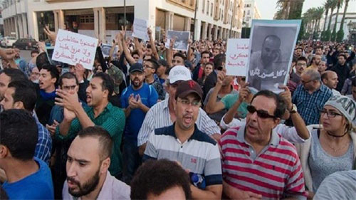 Oleada de protestas en las principales ciudades de Marruecos