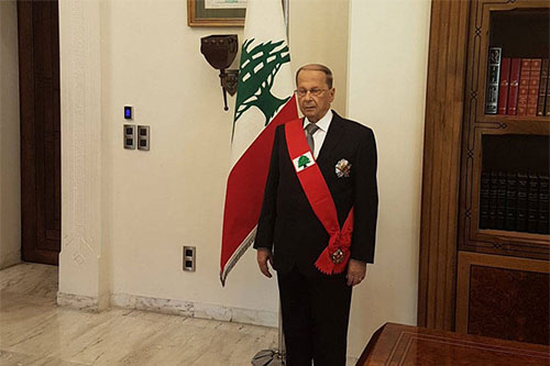 Michel Aoun en el mensaje de la independencia: Es hora de erigir la nación
