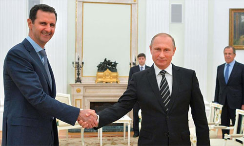 Putin reitera el respaldo de Rusia a Bashar al Assad