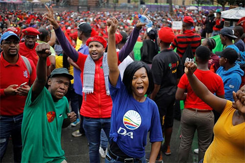 Comienza en Sudáfrica la segunda protesta en menos de una semana