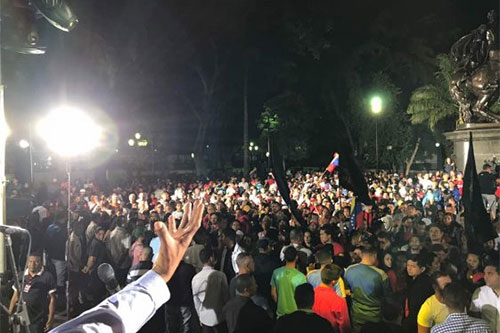 Venezolanos celebran triunfo constituyente