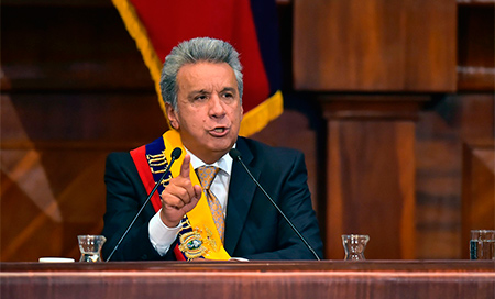 Ecuador critica suspensión de Venezuela del Mercosur y apoya a la constituyente