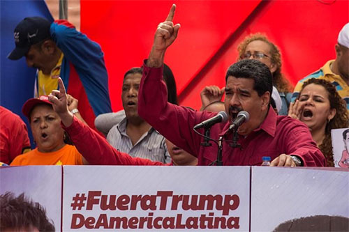 Maduro responde a la amenaza militar de Trump con un “Go home”