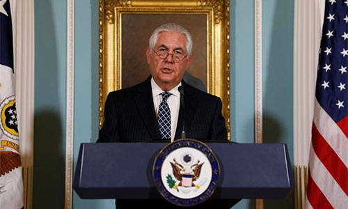 Tillerson reprocha a los aliados de EEUU la falta de libertades religiosas