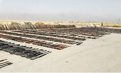 Decomisan armas en Siria procedentes de EEUU y Europa