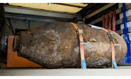 Desactivan una bomba de la Segunda Guerra Mundial en Alemania