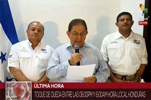 Honduras bajo toque de queda y crisis electoral