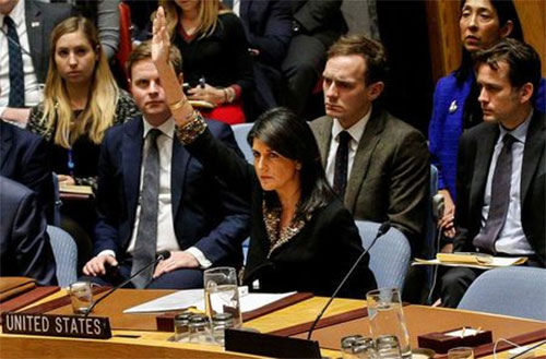 EEUU explora acciones de represalia por el resultado de la votación en la ONU