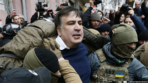 Expresidente georgiano arrestado se declara en huelga de hambre