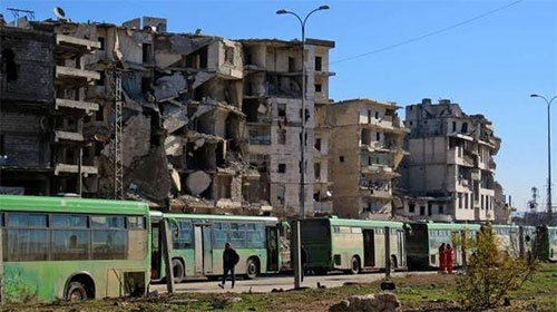 Retenidos los conductores que participaron en la evacuación de Alepo