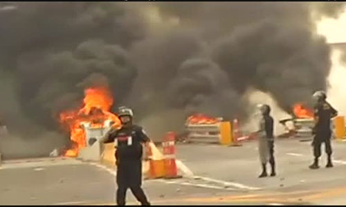 Disturbios en Perú por la subida de los peajes