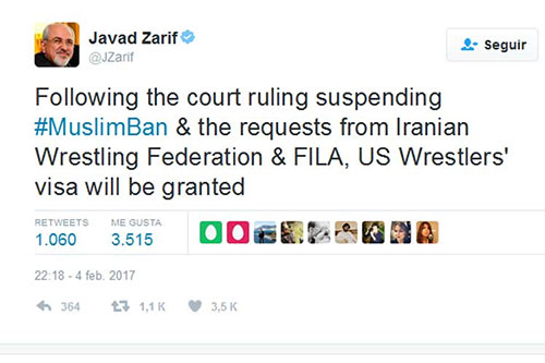 Irán autoriza entrada de luchadores estadounidenses