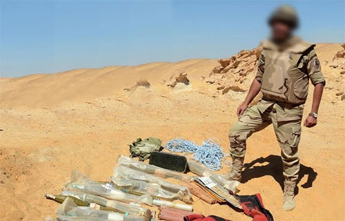 Una operación del Ejército egipcio en el centro la península del Sinaí