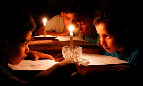 La Franja de Gaza se hunde en la oscuridad total