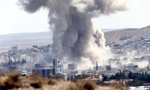 La coalición intensifica sus ataques aéreos en la provincia siria de Raqqa