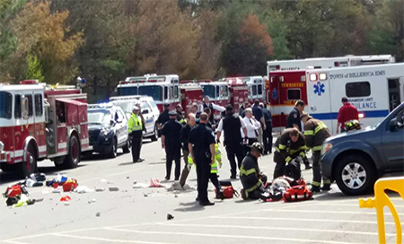 Más de tres muertos por un atropello en Massachusetts 