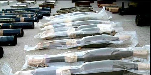 Incautado un cargamento de armas destinado a los terroristas en Siria