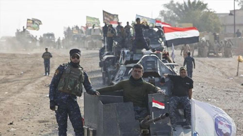 Fuerzas de la Movilización Popular llegan a la frontera siria