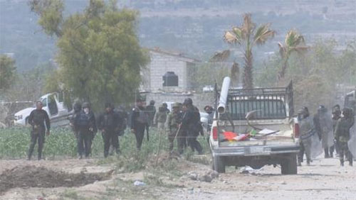Choques en el centro de México entre militares y delincuentes