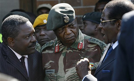 Mugabe se reúne con el jefe del Ejército y con los emisarios de Sudáfrica