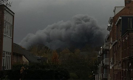Evacuados 200 personas por una nube “potencialmente tóxica” en Bruselas 