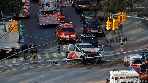 Ocho víctimas mortales en un atropello en Nueva York