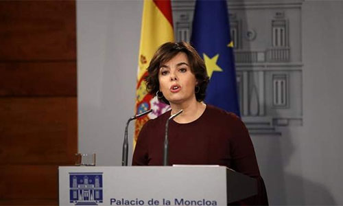 La vicepresidenta del Gobierno español asume la dirección del Ejecutivo catalán