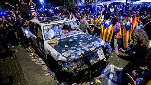 Más ataques a la Guardia Civil en Cataluña