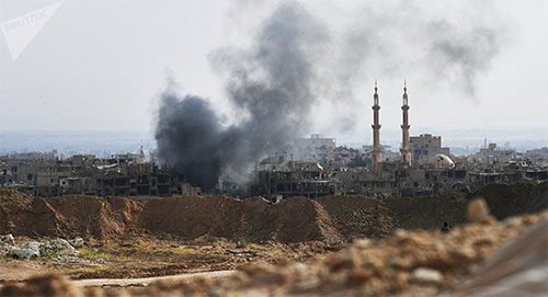 La Coalición Internacional masacra a dos poblados en el noreste de Siria