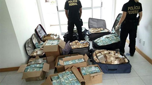 La operación “Tesoro Perdido” en Brasil “recupera” más de 16 millones de dólares