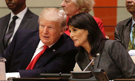 Haley asegura que Trump no quiere una guerra con Corea del Norte