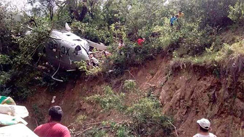 Cae un helicóptero con ayuda para víctimas del terremoto de México