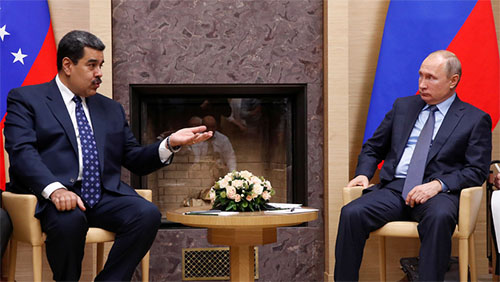 Putin aborda con Maduro la cooperación estratégica entre ambos países