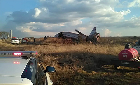 Se estrella un avión en los alrededores de la capital de Sudáfrica