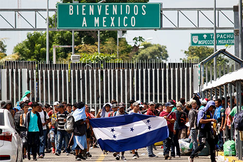 Preocupación por la situación de migrantes hondureños en México