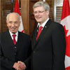 Shimon Peres discute en Canad&aacute el programa nuclear iran&iacute