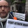 Irlandeses se manifiestan rechazando las amenazas de guerra contra Irán