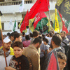 Palestinos y libaneses se manifiestan en Líbano contra la agresión israelí