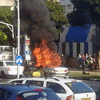Explosión de un coche cerca del Ministerio de Guerra israelí