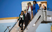 Concluye visita de Obama a Sudáfrica en medio de protestas