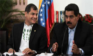 Maduro propone alianza energ&eacute;tica entre Venezuela, Ecuador y China