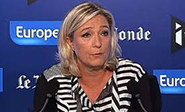 Le Pen dice que Francia es &rsquo;la ramera&rsquo; de Qatar