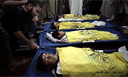 Las bombas de la Marina israelí persiguen a los niños de Gaza