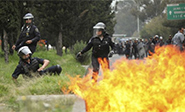 Tensión en M&eacute;xico en día de protestas