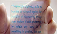 Crean un papel que se puede reescribir