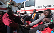 Operaciones de rescate en el estrecho de Gibraltar
