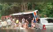 Brasil: 15 muertos y otros 56 heridos en un accidente de autobús