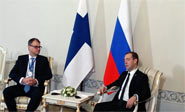 En el marco de su reuni&oacute;n con su par finland&eacute;s