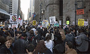 Detenidas once personas en Nueva York en una protesta contra Trump