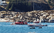 Un helic&oacute;ptero con 13 pasajeros se estrella en Noruega